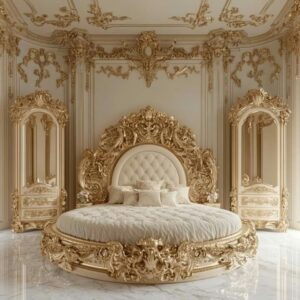 Luxury bed set by happy furnisher