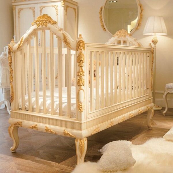 Buy Wood Baby Cots Online in Pakistan: Tinnies, Graco & Luxury Velvet Bassinets - Image 14