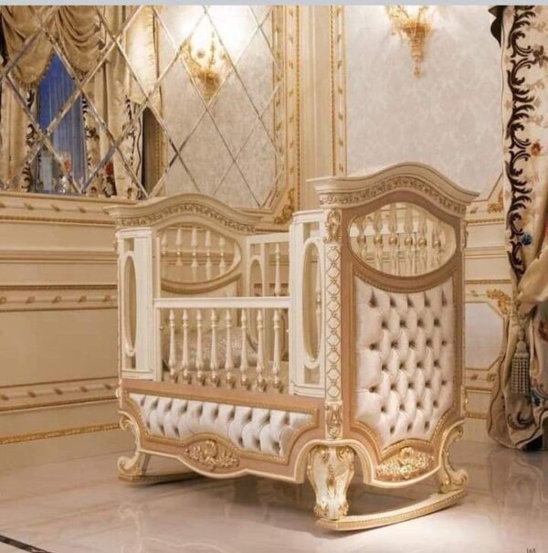 Buy Wood Baby Cots Online in Pakistan: Tinnies, Graco & Luxury Velvet Bassinets - Image 7