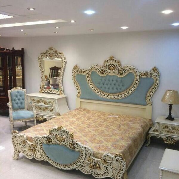 Wood Bed Set in Chiniot | Modern Drago Bed at Best Price – Happy Furnishers - Image 7